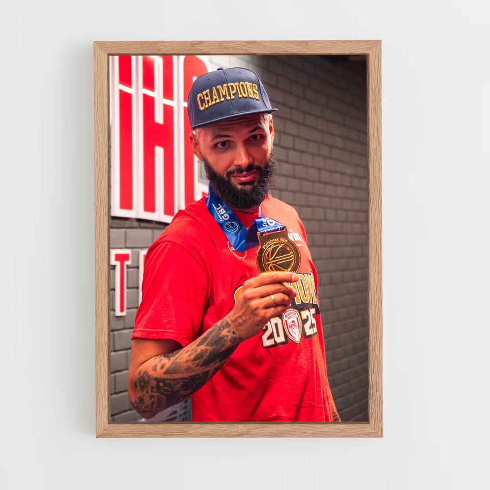 Poster Médaillé de la Vie – affiche Basketball (vue 4)